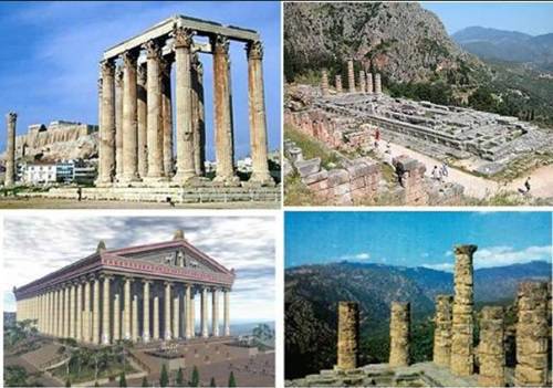 دانلود پاورپوینت پنج مورد از بناهای معروف يونان